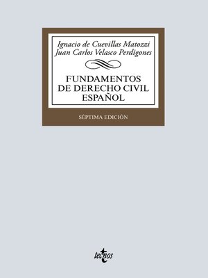 cover image of Fundamentos de Derecho Civil español